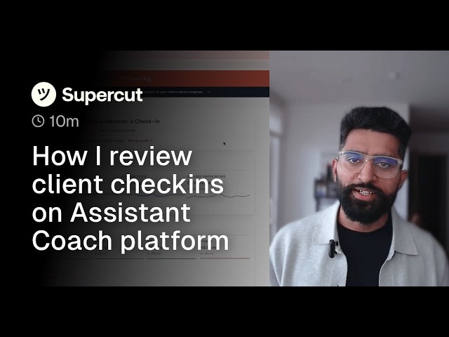 How I review client check-ins