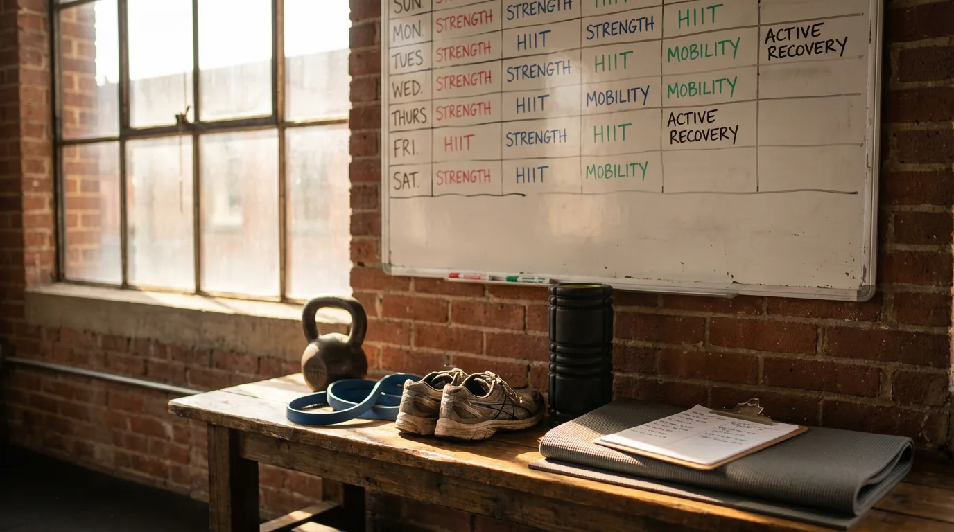 Exercise variety in fitness coaching programming