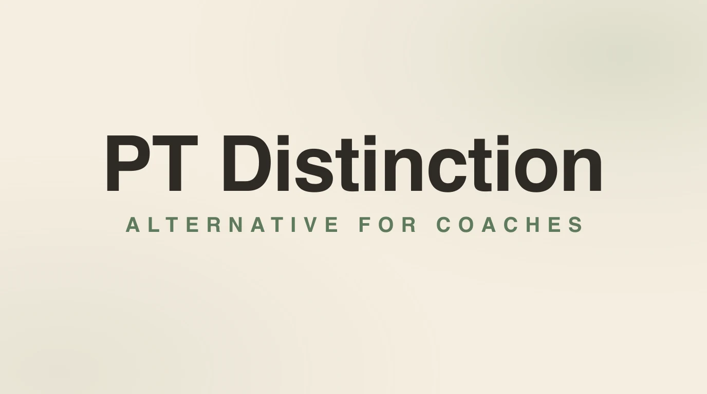 PT Distinction Alternative for Fitness Coaches (2026)