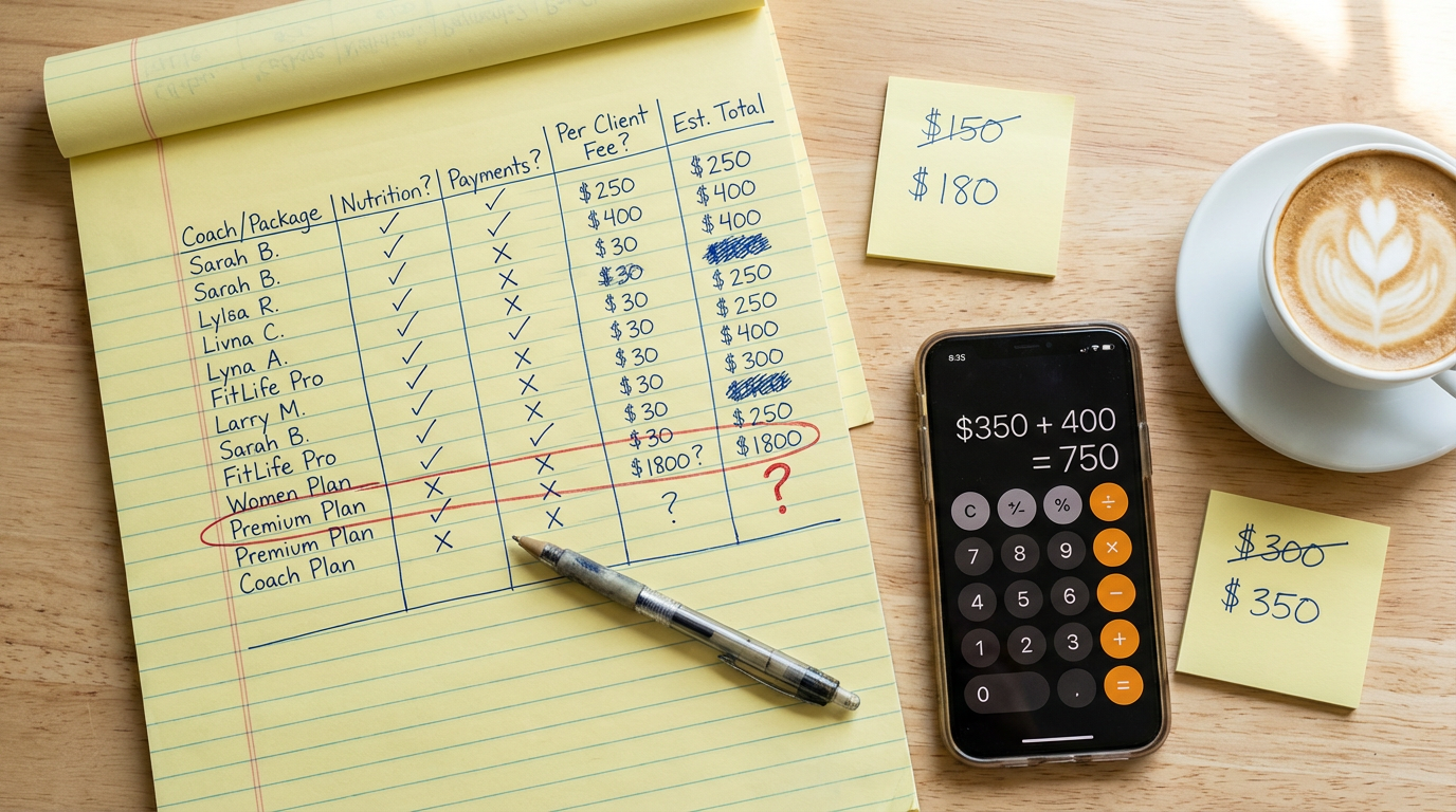 The Real Cost of Fitness Coaching Software