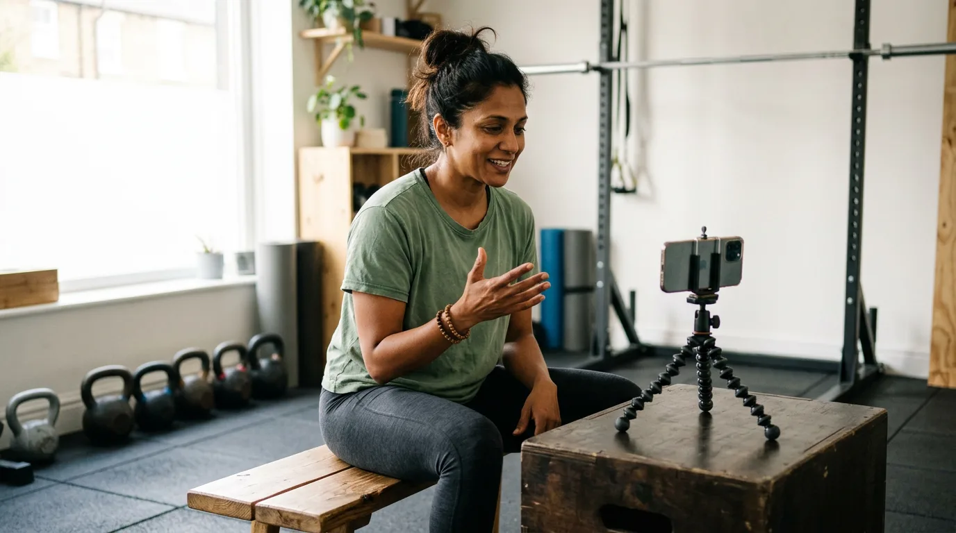 Video Check-In Feedback for Fitness Coaches: When to Record