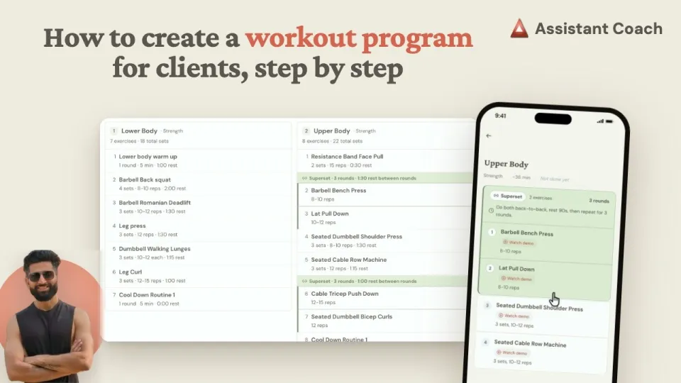 How I build a client's workout program, step by step